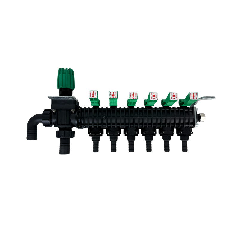 FLQ-120 13 мм скошенный конец, G1/2 6-ходовой разветвитель